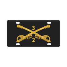 Load image into Gallery viewer, Army - 2nd Squadron 3rd Armored Cavalry Regiment Branch wo Txt Classic License Plate
