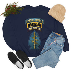 Unisex Heavy Blend Crewneck Sweatshirt - Sof - Special Forces - Ranger - Ssi V1