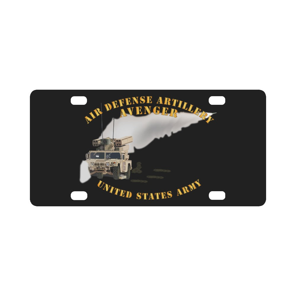 Army - Avenger Air Defense - Firing Missile Classic License Plate