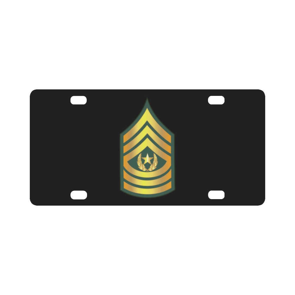 Army - Command Sergeant Major - CSM wo Txt X 300 Classic License Plate