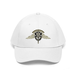 Twill Hat - Army - Army - HALO Badge - Special Forces Crest (DUI) Hat - Direct to Garment (DTG) - Printed