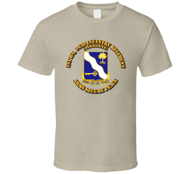 1st Battalion, 143rd Infantry Regiment (Airborne) - T Shirt, Hoodie, and Premium