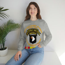 Load image into Gallery viewer, Unisex Heavy Blend Crewneck Sweatshirt - Army - 58th Infantry Platoon - Scout Dog - w VN SVC
