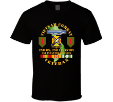 Load image into Gallery viewer, Army - Vietnam Combat Infantry Veteran W 2nd Bn 2nd Inf 1st Inf Div Ssi T Shirt
