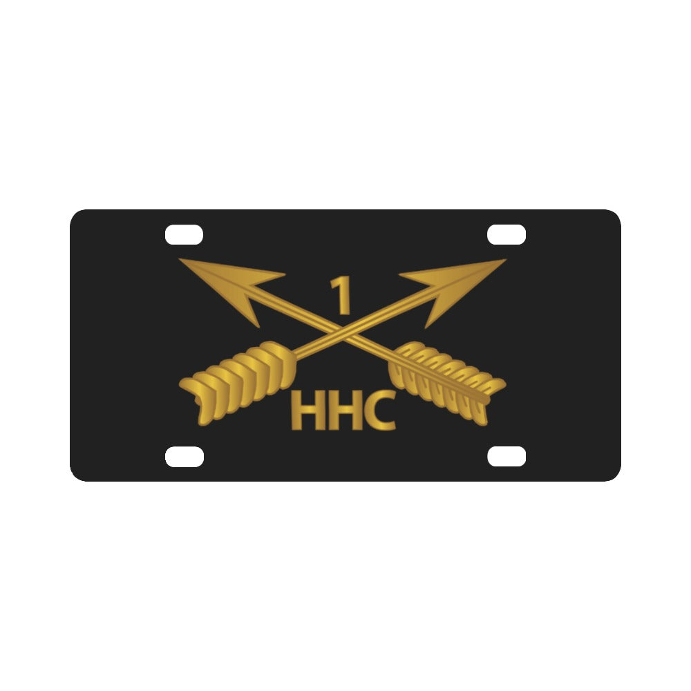 SOF - HHC - 1st SFG Branch wo Txt Classic License Plate