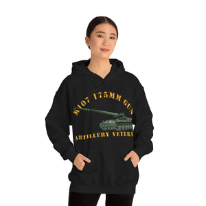 Unisex Heavy Blend™ Hooded Sweatshirt - Army - M107 - 175mm Gun - Artillery Veteran