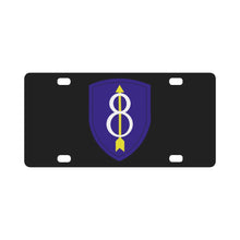 Load image into Gallery viewer, Army - 8th Infantry Division wo Txt Classic License Plate
