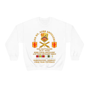 Unisex Heavy Blend Crewneck Sweatshirt - Army - 2nd Bn 83rd Artillery - 41st FA Gp - Babenhausen Germany w COLD SVC