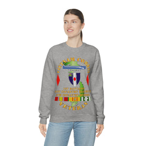 Unisex Heavy Blend Crewneck Sweatshirt - Army - Vietnam Combat Vet - 1st Bn 61st Infantry - 5th Inf Div Ssi