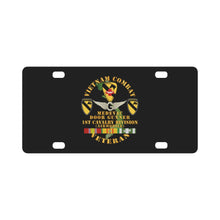 Load image into Gallery viewer, Army - Vietnam Combat Veteran - Medevac - Door Gunner w 1st Cav Div w VN SVC Classic License Plate
