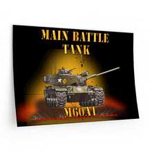 Load image into Gallery viewer, Wall Decals - Main Battle Tank - M60A1 w Fire- Right Face
