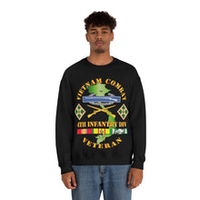 Load image into Gallery viewer, Unisex Heavy Blend Crewneck Sweatshirt - Vietnam Combat Infantry Veteran w 4th Inf Div SSI V1
