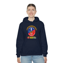 Load image into Gallery viewer, Unisex Heavy Blend™ Hooded Sweatshirt - Army - Casper Aviation Platoon - Vietnam Veteran - w Txt
