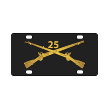 Load image into Gallery viewer, Army - 25th Infantry Regiment Branch wo Txt Classic License Plate
