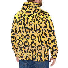 Load image into Gallery viewer, Leopard Camouflage V3 New Men&#39;s All-Over Print Hoodie (Model H55)
