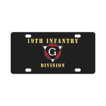 Load image into Gallery viewer, Army - 19th Infantry Division X 300 - Hat Classic License Plate
