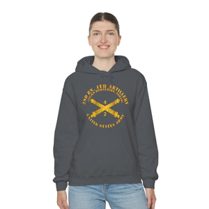 Unisex Heavy Blend™ Hooded Sweatshirt - Army - 2nd Bn 4th Field Artillery Regt - 105mm w Arty Br