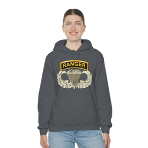 Unisex Heavy Blend Hooded Sweatshirt - SOF - Airborne Badge - Ranger Tab