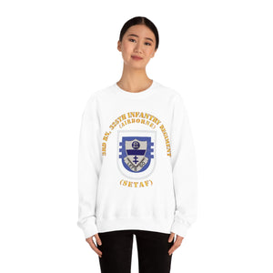 Unisex Heavy Blend Crewneck Sweatshirt - Army - Flash - 3rd Bn 325th Infantry Regiment - Abn - Setaf Wo Ds