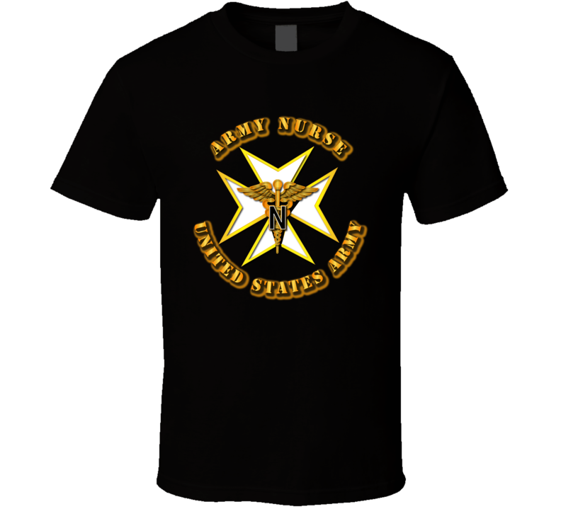 Army Nurse Badge T Shirt