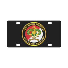 Load image into Gallery viewer, Army - 3rd Cavalry Regiment DUI - Red White - Fort Meade, Maryland Classic License Plate
