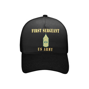 Twill Hat -  Army - First Sergeant - 1SG - Embroidery