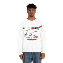 Load image into Gallery viewer, Unisex Heavy Blend Crewneck Sweatshirt - Army - AAC - 332nd Fighter Group - Red Tails - At War
