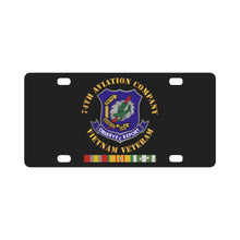 Load image into Gallery viewer, Army - 74th Aviation Company - Vietnam Veteran Classic License Plate
