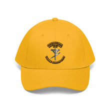 Load image into Gallery viewer, Unisex Twill Hat - Navy - Rate - Navy Construction Electrician - Direct to Garment (DTG) - Printed
