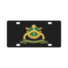 Load image into Gallery viewer, Army - 8th Military Police Brigade w Br - Ribbon Classic License Plate
