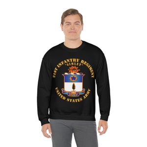 Unisex Heavy Blend Crewneck Sweatshirt - Army - 21st Infantry Regt - Gimlet