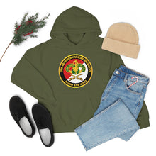 Load image into Gallery viewer, Unisex Heavy Blend Hooded Sweatshirt - Army - 3rd Armored Cavalry Regiment DUI - Red White - Blood and Steel
