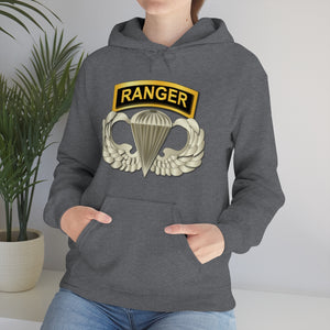 Unisex Heavy Blend Hooded Sweatshirt - SOF - Airborne Badge - Ranger Tab