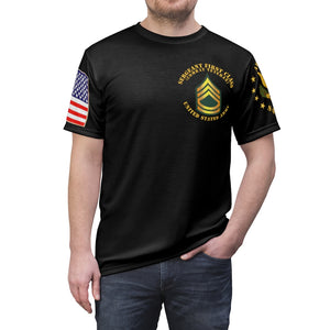 All Over Printing - Army - Sergeant First Class - SFC - Combat Veteran