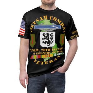 All Over Printing - Army - Vietnam Combat Veteran - 2nd Battalion, 28th Infantry 1st Infantry Division