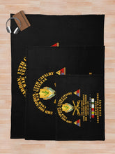Load image into Gallery viewer, Army - 3rd Sqdn 12 Cav - 3rd AD - Budingen Germany Cold War Throw Blanket
