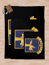 Load image into Gallery viewer, Army - 502nd Infantry Regt - DUI wo txt Throw Blanket
