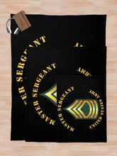 Load image into Gallery viewer, Army - Master Sergeant - MSG Throw Blanket
