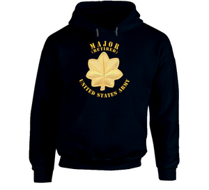 Army - Major - Maj - Retired - V1 Hoodie