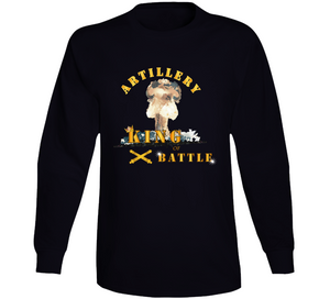 Army - Artillery - King Of Battle W Atomic Blast Long Sleeve