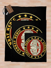 Load image into Gallery viewer, Army - Combat Medic Veteran Throw Blanket
