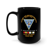 Load image into Gallery viewer, Black Mug 15oz - Navy - Patrol and Reconnaissance Wing Two w COLD SVC
