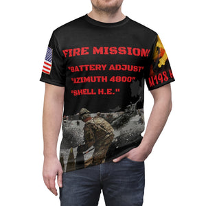 All Over Printing - Army - M198 Howitzer - Artillery - Fire Mission