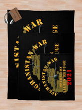 Load image into Gallery viewer, Army - Afghanistan War - Operation Allies Refuge - 2021 Throw Blanket
