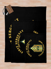 Load image into Gallery viewer, Army - First Sergeant - 1SG - Retired Throw Blanket
