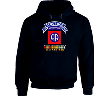 Load image into Gallery viewer, Army - 37th Scout Dog Platoon - 82nd Airborne Div  W Vn Svc Hoodie
