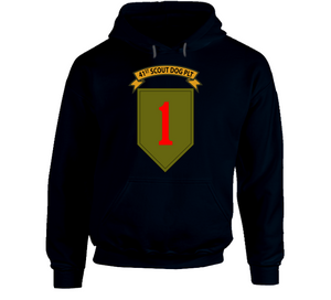 Army - 41st  Scout Dog Platoon, 1st Infantry Div  Hoodie