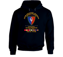 Load image into Gallery viewer, Army - 38th Infantry Division - W Iraq Svc Ribbons - Oif Hoodie
