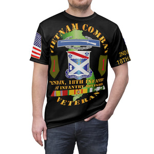All Over Printing - Army - Vietnam Combat Veteran - 2nd Battalion, 18th Infantry 1st Infantry Division