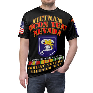 All Over Printing - Army - Special Forces - Recon Team - Nevada with Rappel Infiltration with Vietnam War Ribbons